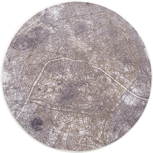 Space Trip rond vloerkleed