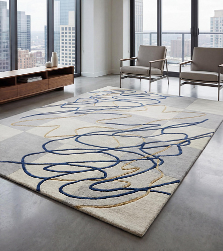 Calligraphic Flow vloerkleed