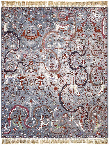 Tabriz Charcoal luxe vloerkleed
