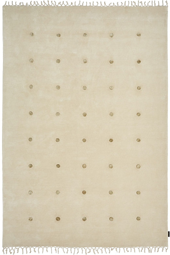 Punti beige handgeweven vloerkleed