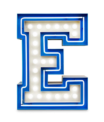 Enchanting Letter E lamp