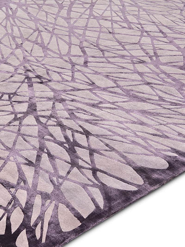 Dresden Lilac handgeknoopt vloerkleed