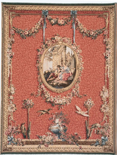 Serenade rood wandtapijt