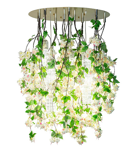 White Cascade grote kroonluchter