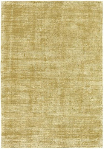 Glanzend Yellow handloom tapijt