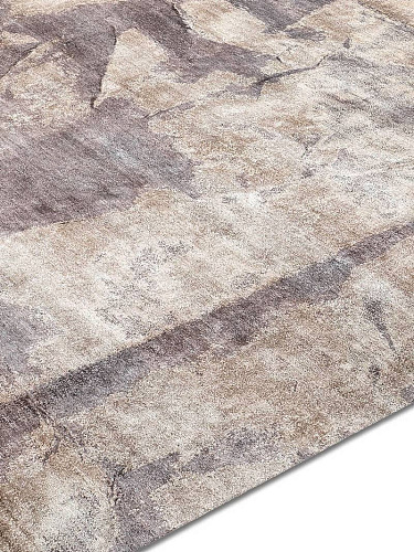 Beige Mix luxe handgeknoopt vloerkleed