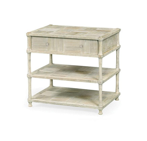 Bywater Washed Acacia bijzettafel met lade