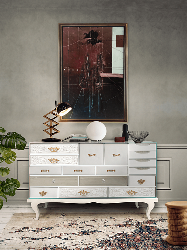 Urban wit luxe dressoir