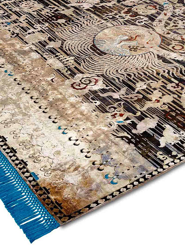 Dragon handgeknoopt tapijt