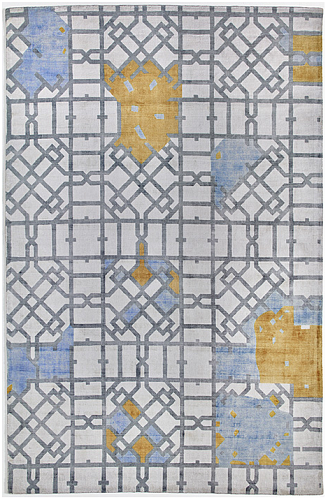 Handloom Indiaas viscose tapijt