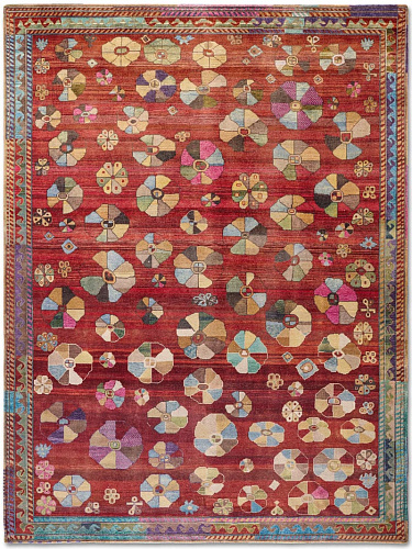 Original Natural Red luxe vloerkleed