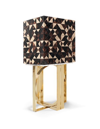 Mosaic walnoten kast