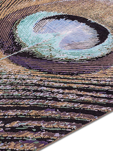 Feathers handgemaakte luxe vloerkleed