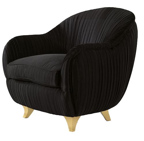 Amelie Zwarte Fauteuil