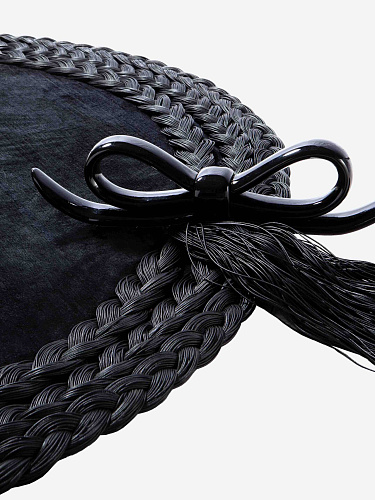 Black tie carpet handgeweven vloerkleed
