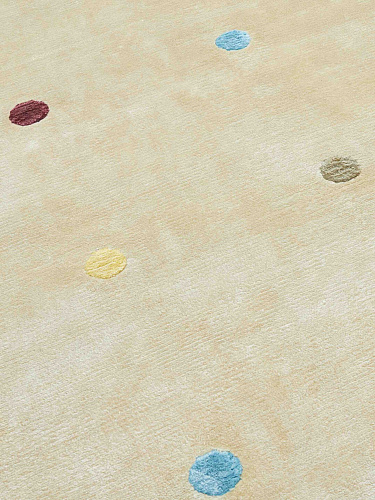 Punti multicolor handgeweven vloerkleed