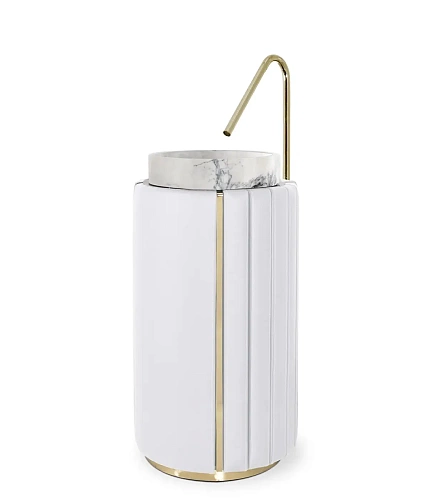 Imperial witte zuil wastafel