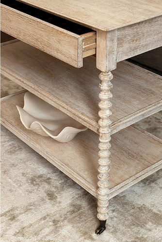 Tormarton Washed Acacia bijzettafel