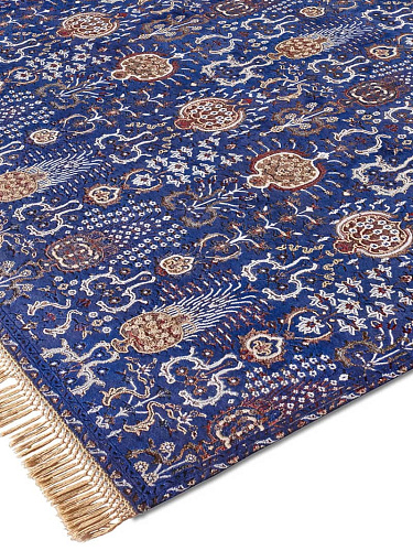 Isfahan Blue handgemaakte luxe vloerkleed