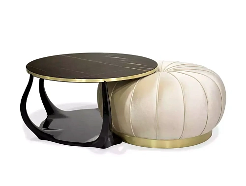 Enlace Sahara Noir marmer salontafel