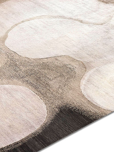 Zand handgemaakte luxe vloerkleed