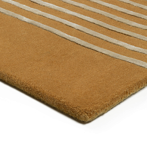Stripes Gold modern vloerkleed