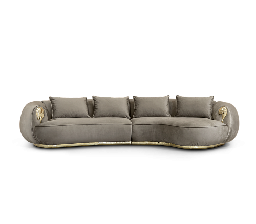 Solara gebogen luxe bank