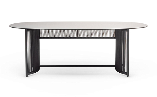 Altana T-OV Antraciet Buiten Eettafel
