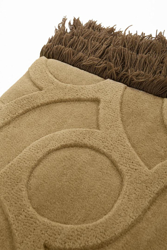 Zand handgetuft vloerkleed