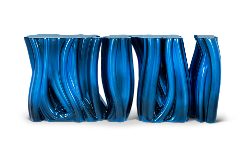 Monochrome blauw premium dressoir