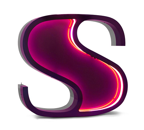Stunning Letter S lamp