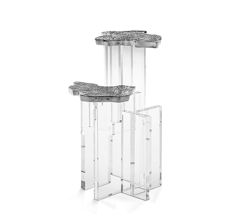 Celeste zilveren bijzettafel