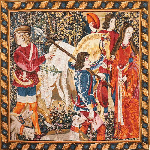 Wounded Unicorn wandtapijt