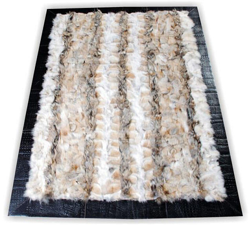 Coyote croco bont vloerkleed
