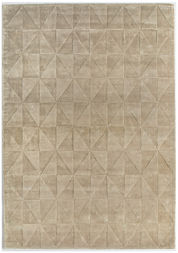 Triangles Beige vloerkleed
