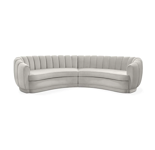 Lustre ronde tweepersoonsbank