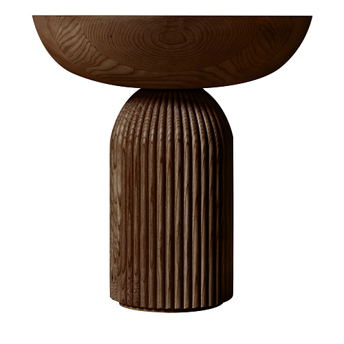 Convesso bruine essen salontafel
