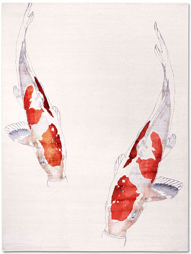 Fish Original luxe handgeknoopt vloerkleed