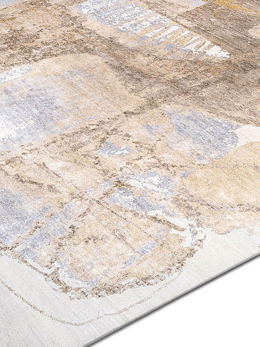 Silver Sand luxe handgeknoopt vloerkleed