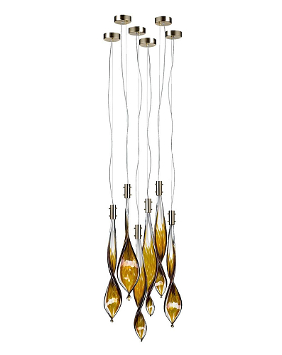 Murano Leaves 6-Lichts Hanglamp