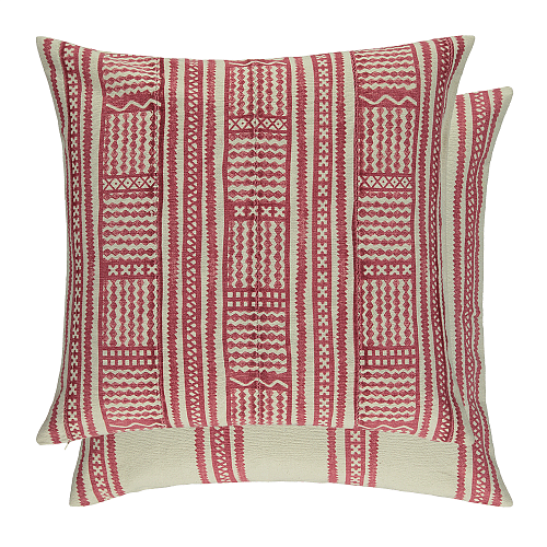Kuba Rouge 60 × 60 kussen