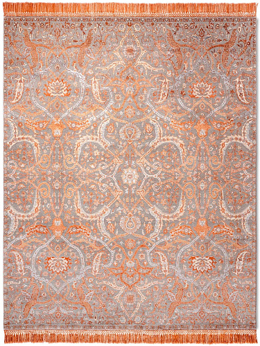 Heriz Copper luxe handgeknoopt vloerkleed