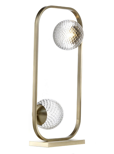 Ballotton Murano Glas Antiek Gouden Tafellamp