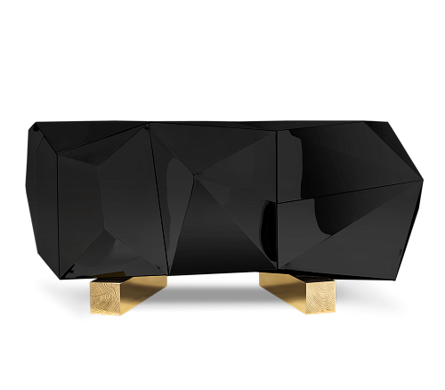 Prism 2 zwart dressoir