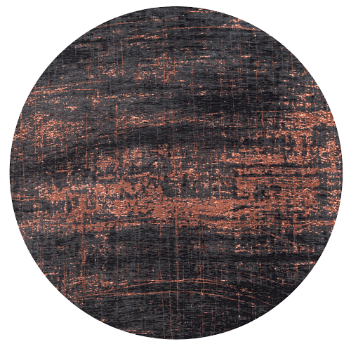 Soho Copper rond vloerkleed