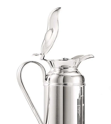 Luxe verzilverde thermokan