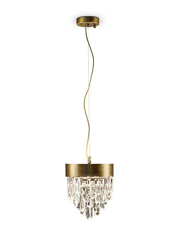 Messing druppel hanglamp