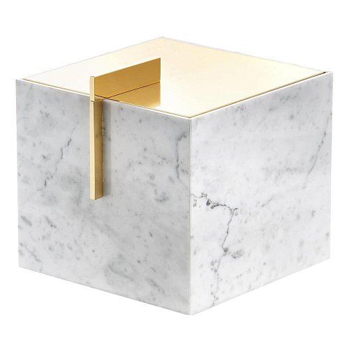 Carrara Marmer 24K Gouden Sieradendoos