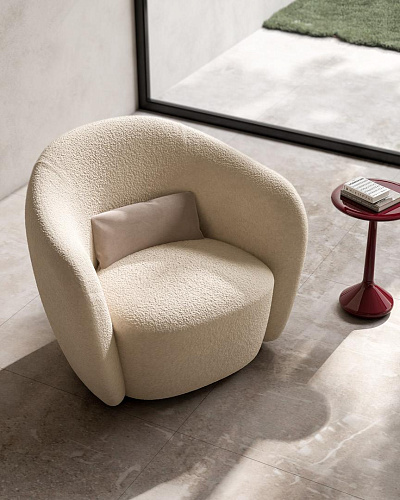 Isabel gebogen fauteuil