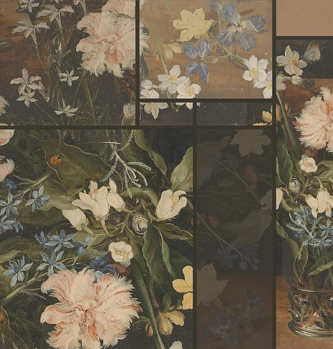 Vintage Flowers behang